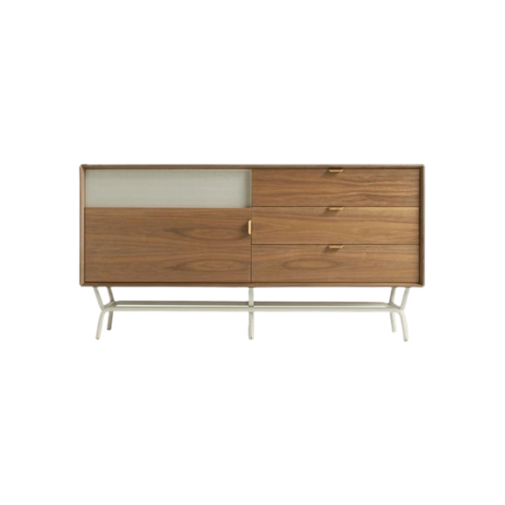 La Bella Vie Interiors Mid Century Curation Dang 1 Door/3 Drawer Console (browsing premium furniture)