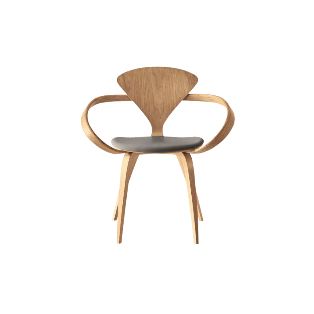 Cherner Armchair with Seat Pad by Norman Cherner from Cherner Chair Company Mid Century Modern Curation